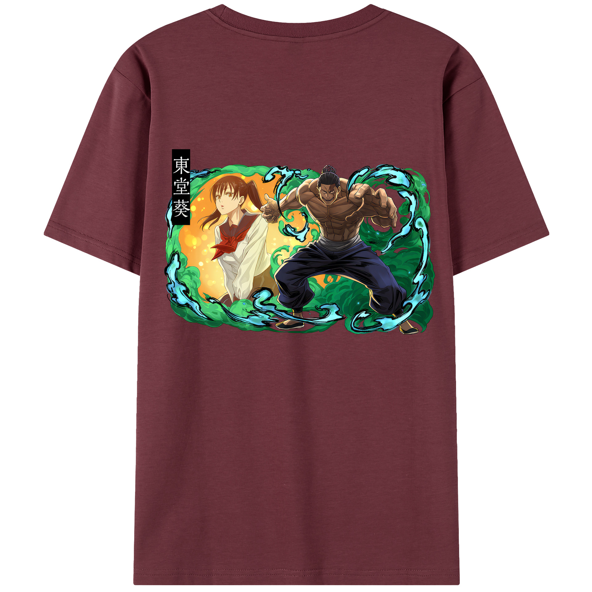 （画像用） 呪術廻戦 Jujutsu Kaisen 綿100％半袖Tシャツ（背面プリント）